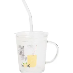 Drinkglas Met Deksel En Rietje