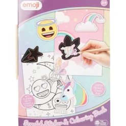 Emoji Krassticker- En Kleurboek
