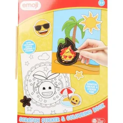 Emoji Krassticker- En Kleurboek
