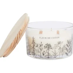 Geurkaars Met Houten Lont