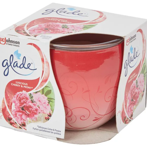 Glade Geurkaars Luscious Cherry & Peony