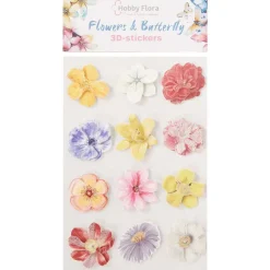 Hobby Flora Vlinder- En Bloemenstickers