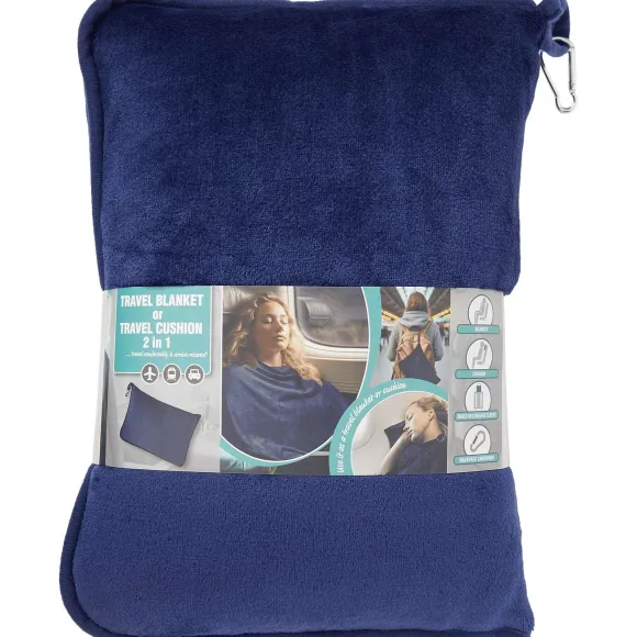 2-In-1 Reisdeken & Reiskussen