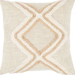 Jute Kussenhoes Met Patroon