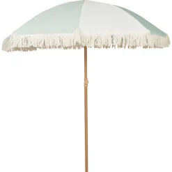 Retro Strandparasol Met Franjes