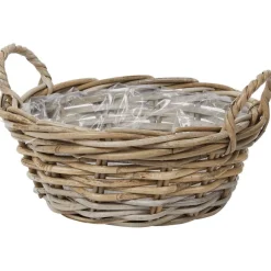 Rieten Bloemenmand