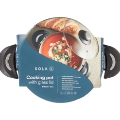 Sola Kookpan Met Glazen Deksel