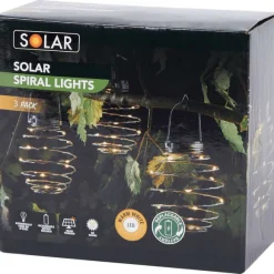 Solar Spiraalverlichting Op Zonne-Energie
