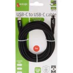 Sologic Laad- En Datakabel Usb-C Naar Usb-C