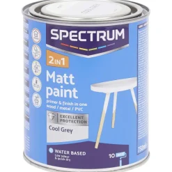 Spectrum 2-In-1 Matte Verf Cool Grey