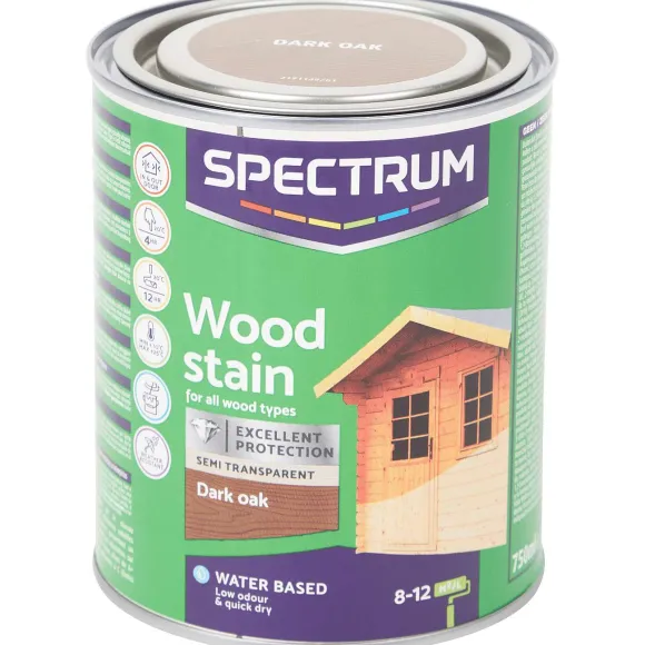 Spectrum Semi-Transparante Houtbeits Donker Eiken