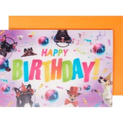 Wenskaart Lenticulair Met Dieren